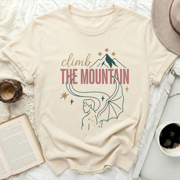 Shadow Wing Climber Tee in Natural