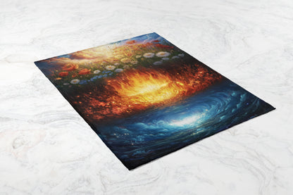 Enchanting Nature and Elements Print Blanket