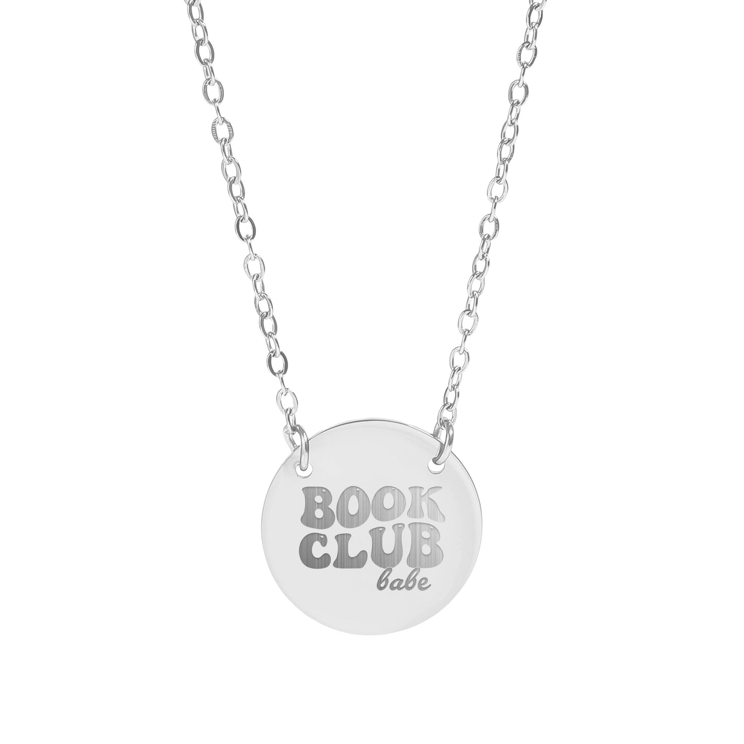 Book Club Babe Circle Necklace - MagicMerchEmporium