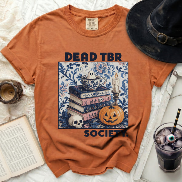 Dead TBR Society Tee in Yam