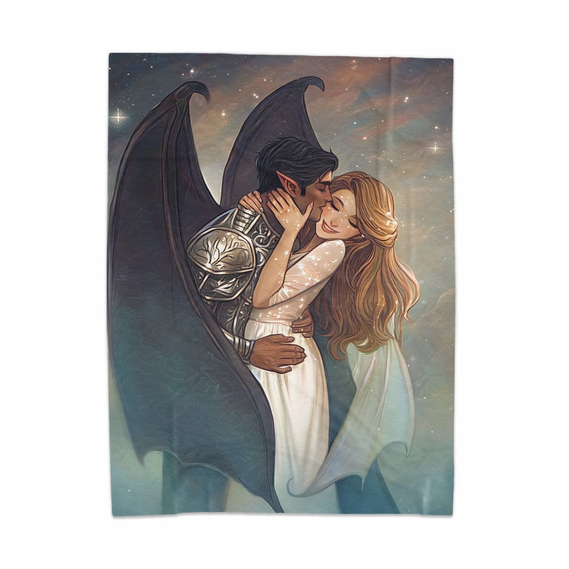 Enchanting Embrace Under the Starlit Sky Blanket