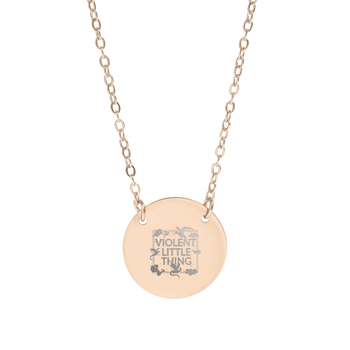 Violent Little Thing Round Pendant Necklace product