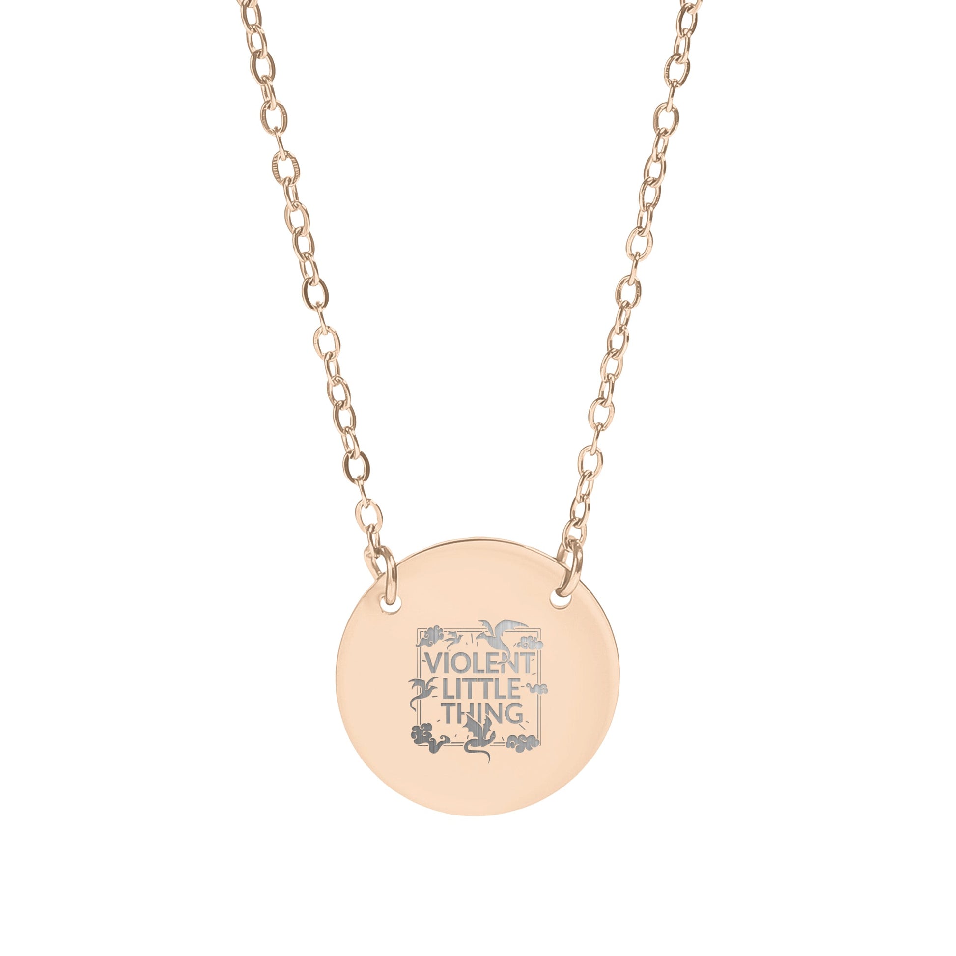 Violent Little Thing Round Pendant Necklace product