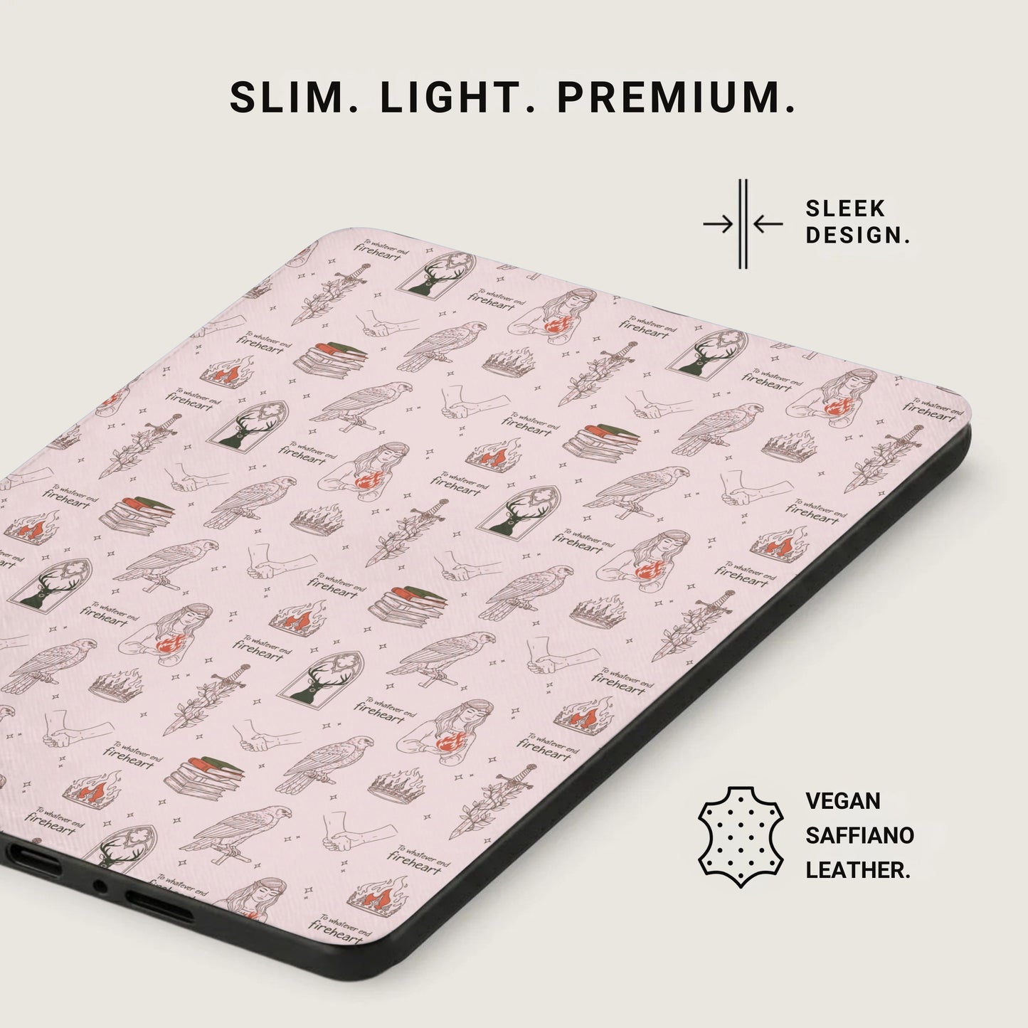 To Whatever End Fireheart Light Pink Pattern Sleek product type