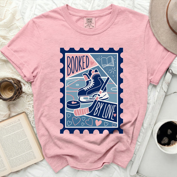 Booked by Love Hockey Fan Tee in Blossom