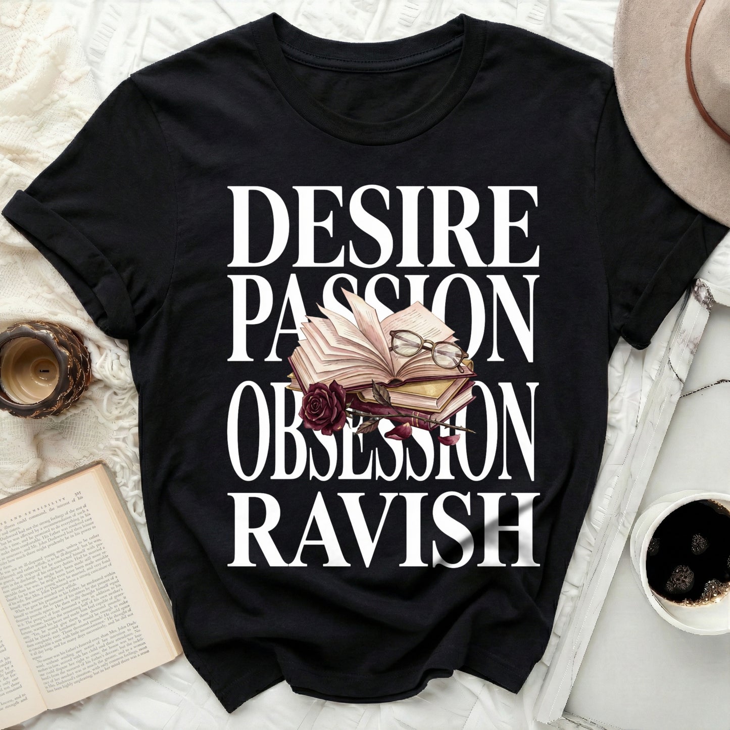 Desire Passion Obsession Ravish Book Design product type