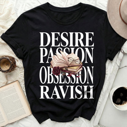 Desire Passion Obsession Ravish Book Design product type