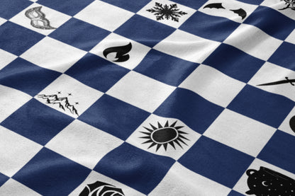 Unique Patterned Checkerboard Style Blanket