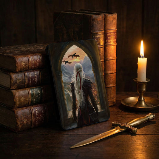 Fantasy Dragon Queen Card Art Books Dagger product type