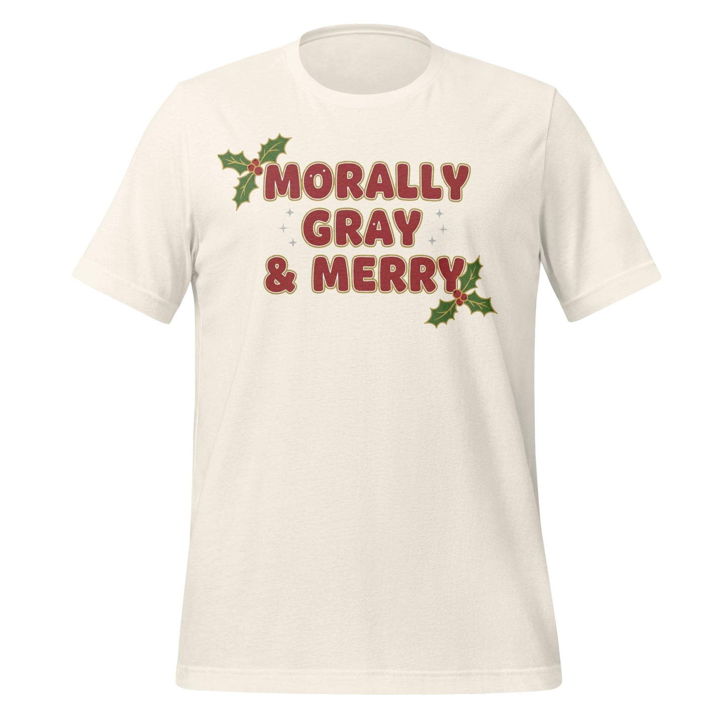 Morally Gray and Merry T-Shirt Christmas Fun Tee