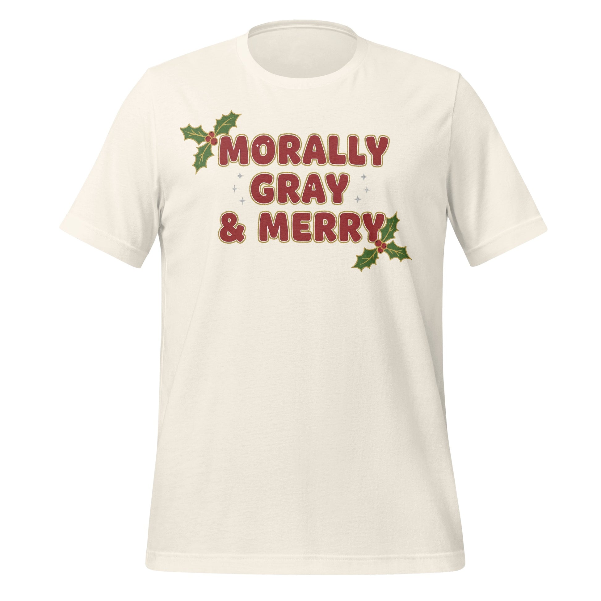 Morally Gray and Merry T-Shirt Christmas Fun Tee