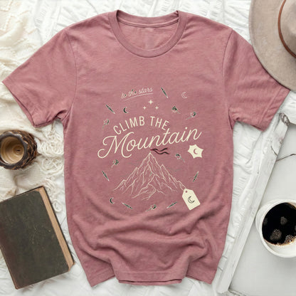 To The Stars Climb The Mountain Graphic Tee product type
T-shirt
Graphic Tee
Pink T-shirt
Mountain Shirt
Climb Mountain
Stars Design
Moon Graphic
Dagger Art
Rose Print
Adventure Tee
Inspirational Top
Celestial Shirt
Outdoors Apparel
Unique Graphic
Nature Theme
Cottagecore
Boho Style
Indie Aesthetic
Fantasy Design
Tee Shirt