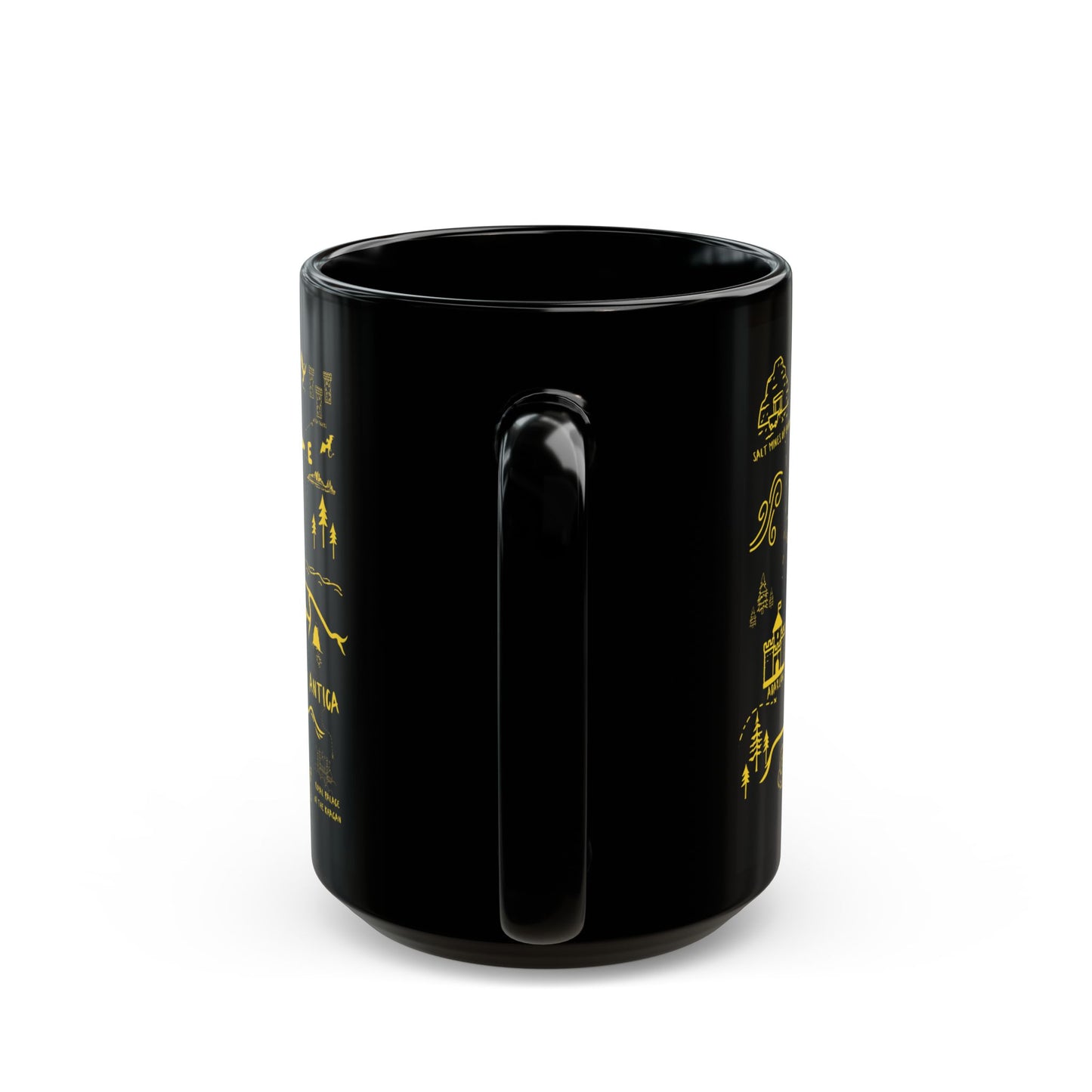 Black Throne of Glass Map Mug