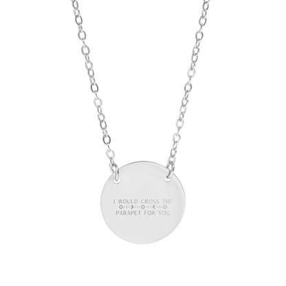 Elegant Chain Necklace with Meaningful Engraving