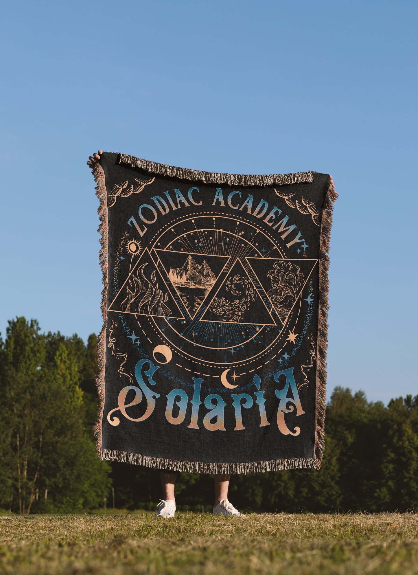 Blue Zodiac Academy Solaria Blanket
