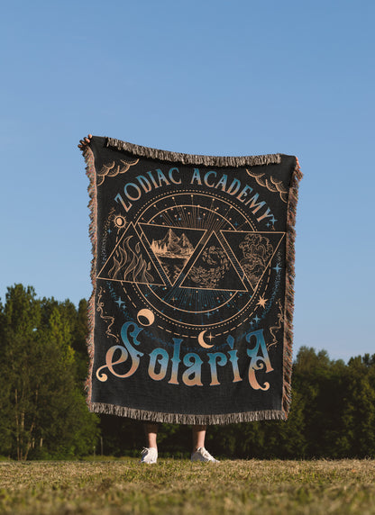 Blue Zodiac Academy Solaria Blanket