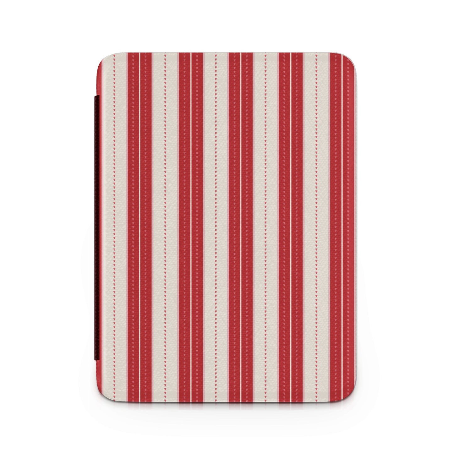 Red and White Vertical Striped Tablet Sleeve Cover