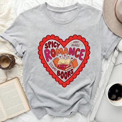 Spicy Romance Hot Reads Steamy Books Cute Heart Design product type