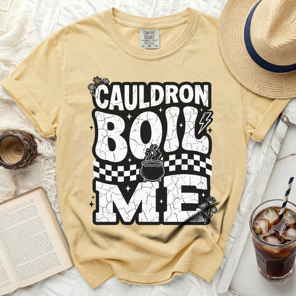 Cauldron Boil Me Vintage Tee in Butter