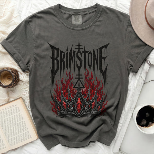 Regal Brimstone Crown Tee in Pepper