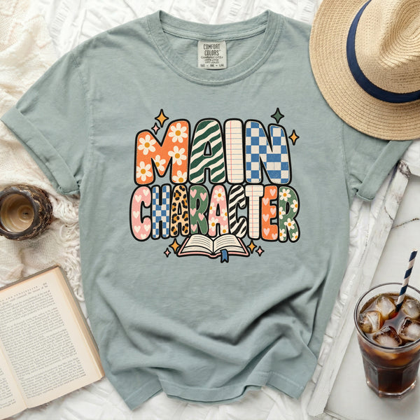 Main Character Energy Tee in Bay