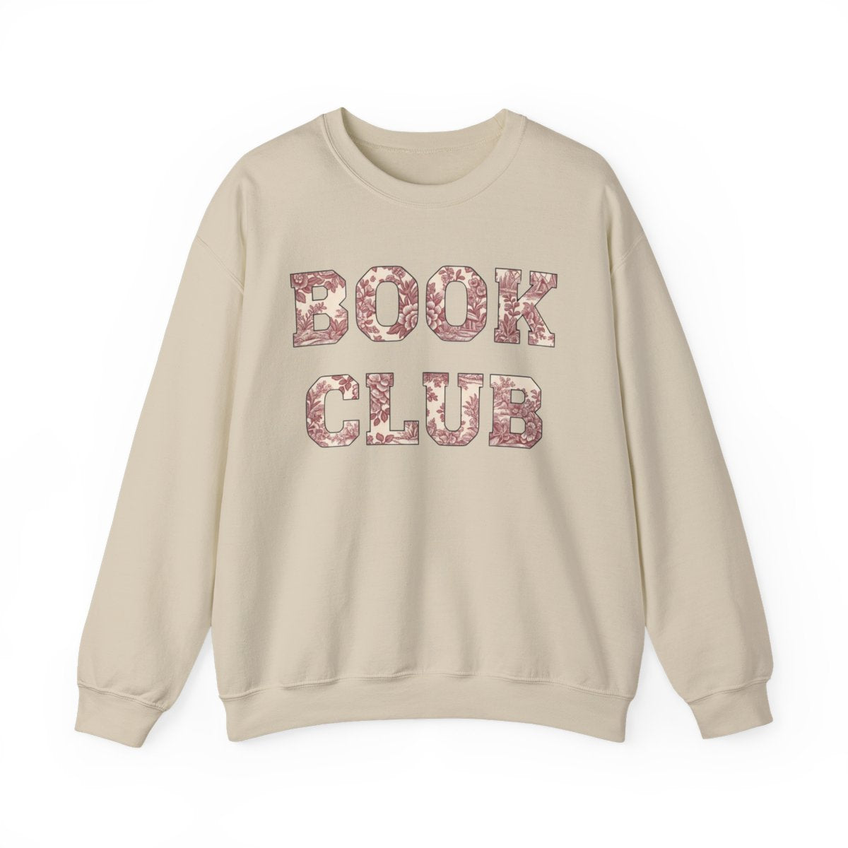 Cozy Book Club Graphic Sweatshirt Apparel