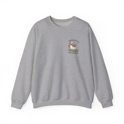 Cozy Grey Sweatshirt with Cute Bird Design