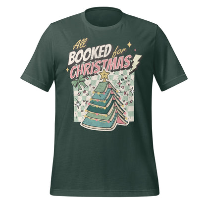 All Booked for Christmas Graphic T-Shirt