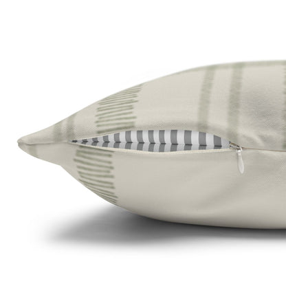 Decorative Throw Pillow with Zippered Cover