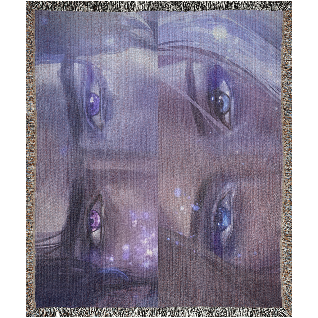 Rhysand & Feyre Eyes Blanket - Velaris Dreamscape 🌌