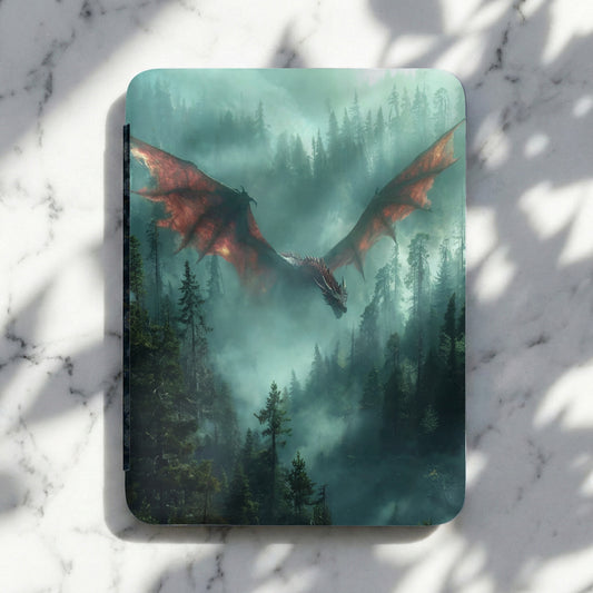 Flying Dragon Misty Forest Red Wings Fantasy product type