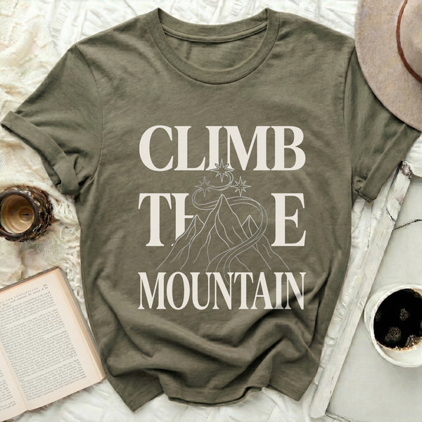 Ramiel Starry Peak Tee in Military Green