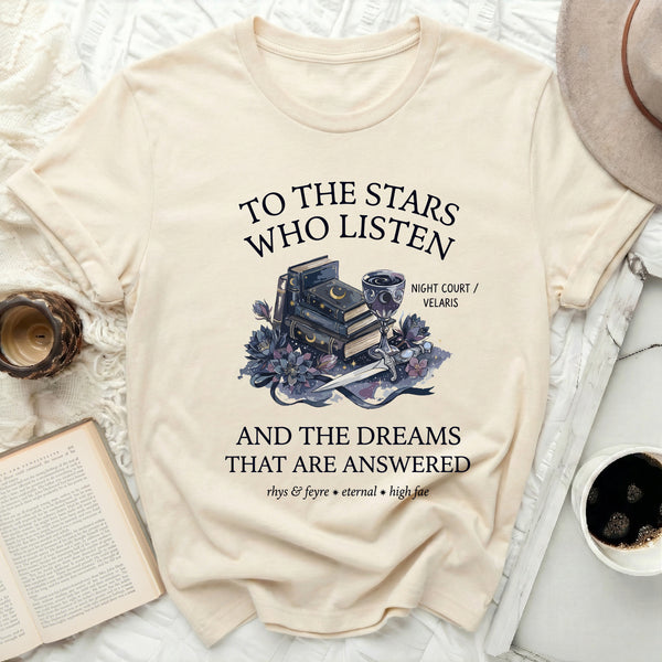 Rhys & Feyre Eternal Tee in Natural