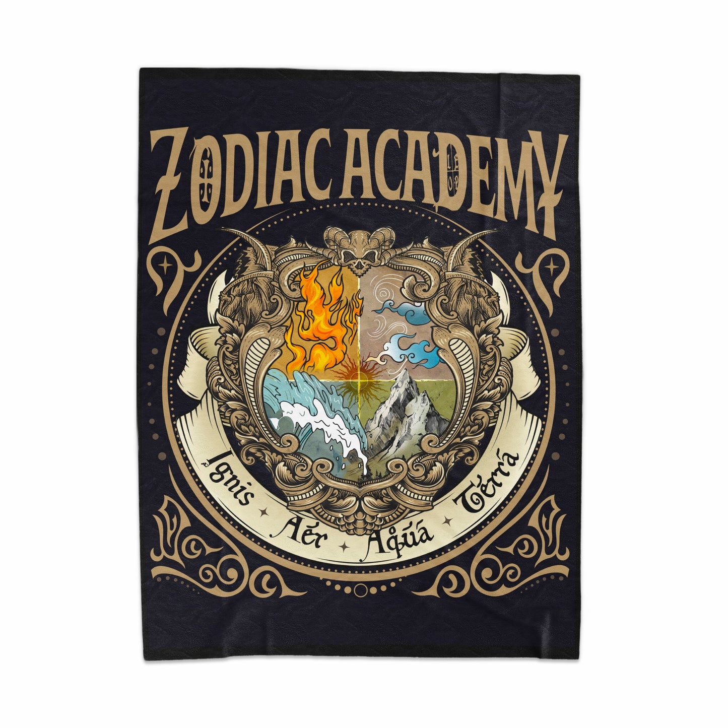 Zodiac Academy Elemental Design Blanket