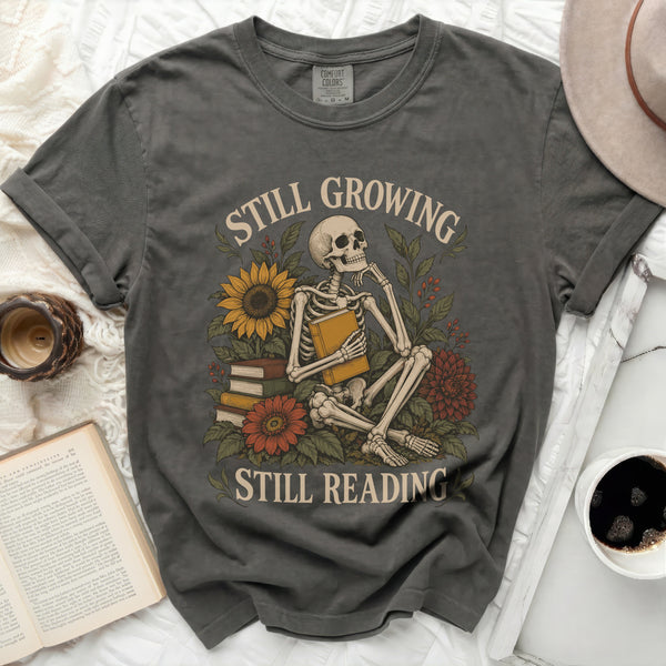 Still Growing Tee in Pepper