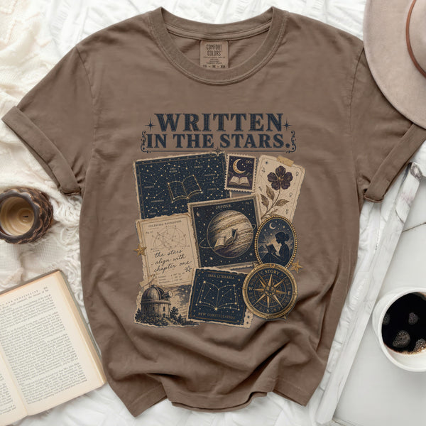 Written In The Stars Tee in Espresso