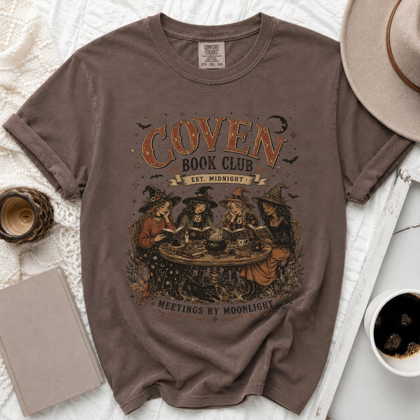 Witch Book Club Tee in Espresso