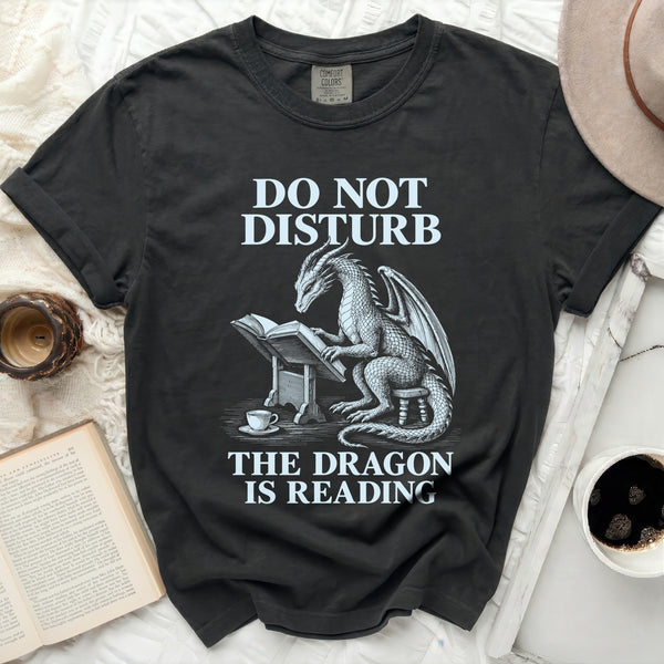Reading Dragon Tee in Black