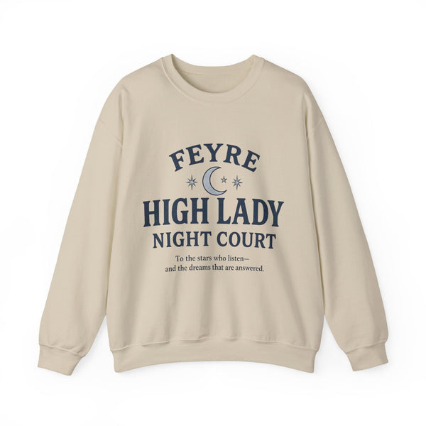 Feyre High Lady Sweatshirt in Sand