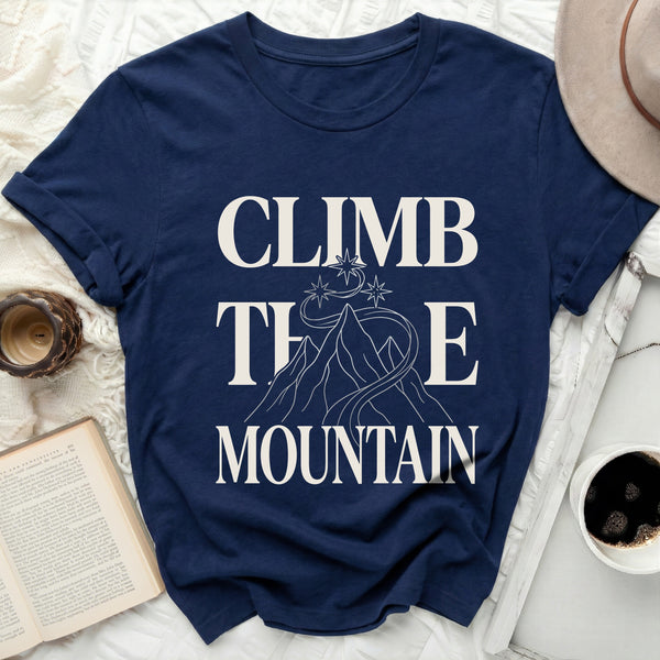 Ramiel Starry Peak Tee in Navy