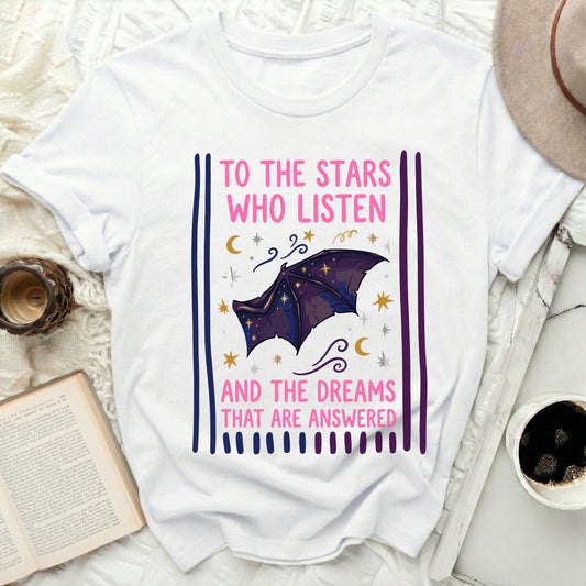 TO THE STARS WHO LISTEN AND THE DREAMS THAT ARE ANSWERED product type