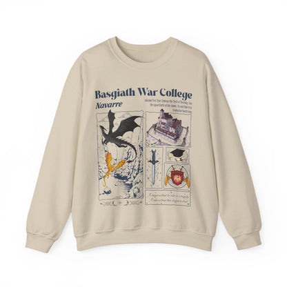 "Basgiath War College" Fourth Wing Sweatshirt - MagicMerchEmporium
