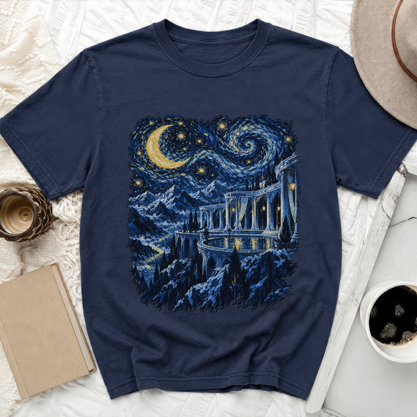 Moonstone Palace Tee in True Navy