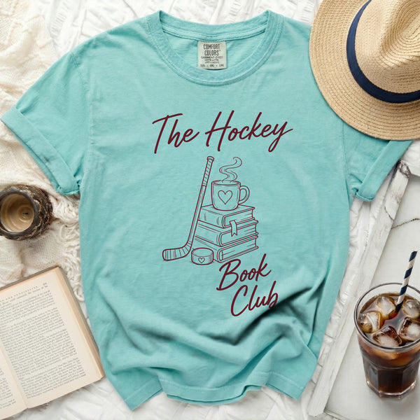 The Hockey Book Club Tee in Island Reef