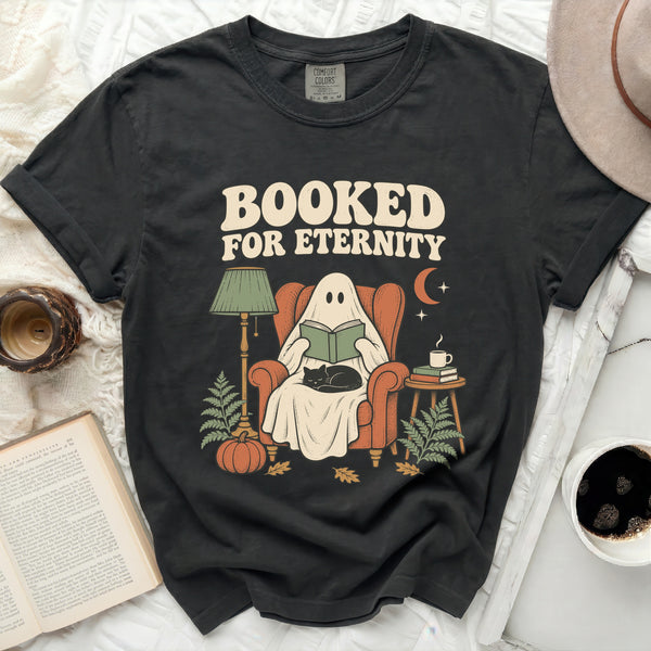 Booked For Eternity Tee in Black