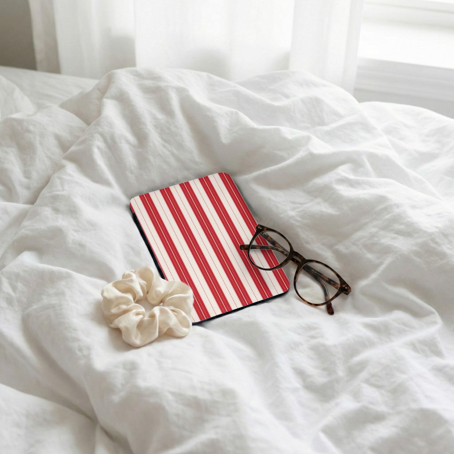 Red and White Striped Case for Your Tablet