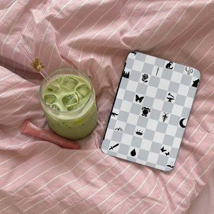 Checkerboard Pattern Assorted Fantasy Symbols Phone Case product type