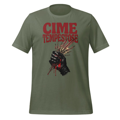 Cime Tempestose Graphic Tee with Bloody Hand Print