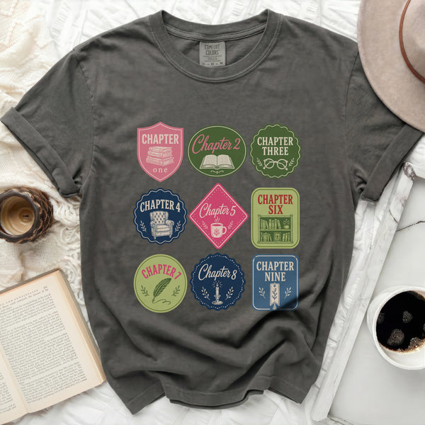 A Reader's Chapters Tee in Pepper