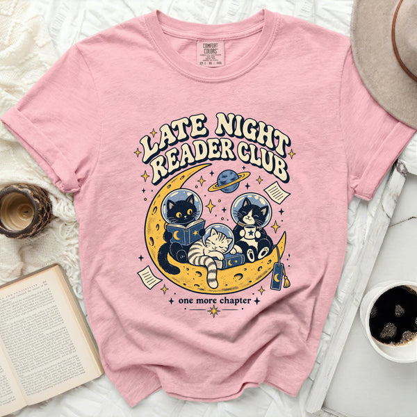 Late Night Reader Tee in Blossom